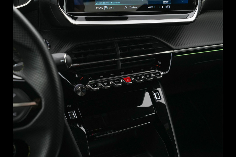 Peugeot e-208 EV GT 350 50 kWh [3-Fase-11kW] *HEATPUMP | FULL-LED | DIGI-COCKPIT | BLINDSPOT | CAMERA | LEATHER-ALCANTARA | AMBIENTLIGHT | NAVI-FULLMAP | LANE-ASSIST | KEYLESS | DAB | CCS-FASTLOADER | HEATED-SPORTSEATS | PRIV