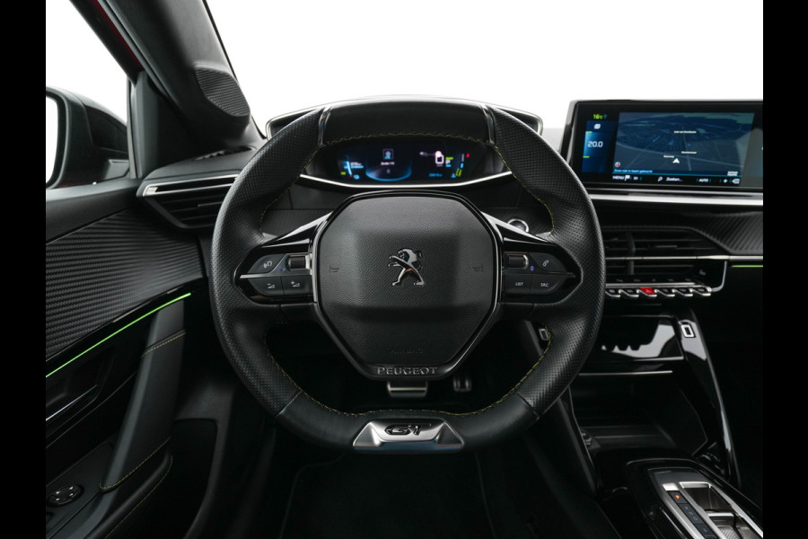 Peugeot e-208 EV GT 350 50 kWh [3-Fase-11kW] *HEATPUMP | FULL-LED | DIGI-COCKPIT | BLINDSPOT | CAMERA | LEATHER-ALCANTARA | AMBIENTLIGHT | NAVI-FULLMAP | LANE-ASSIST | KEYLESS | DAB | CCS-FASTLOADER | HEATED-SPORTSEATS | PRIV