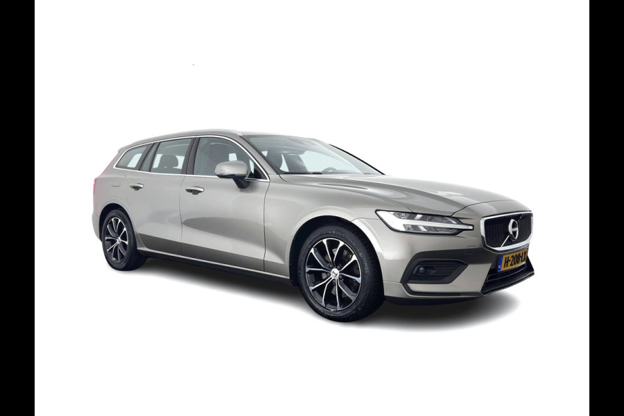 Volvo V60 2.0 D4 Momentum Pro (INCL.BTW) Aut. *LEATHER | FULL-LED | HEATED-COMFORTSEATS | DIGI-COCKPIT | CARPLAY | NAVI-FULLMAP | ECC | PDC | CRUISE | 17''ALU | TOWBAR*