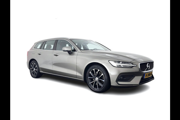 Volvo V60 2.0 D4 Momentum Pro (INCL.BTW) Aut. *LEATHER | FULL-LED | HEATED-COMFORTSEATS | DIGI-COCKPIT | CARPLAY | NAVI-FULLMAP | ECC | PDC | CRUISE | 17''ALU | TOWBAR*