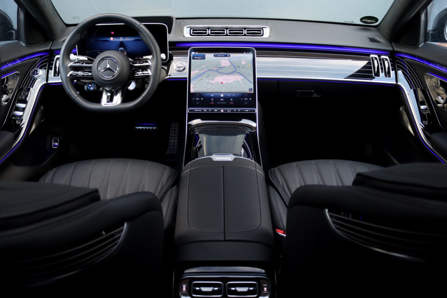 Mercedes-Benz S-Klasse AMG 63 S E Performance | 802pk | Achterasbesturing | Distronic+ | HUD | Chauffeurspakket | Entertainmentpakket Achter | Stoelventilatie V+A | Vlakkenverwarming | Zonweringspakket |