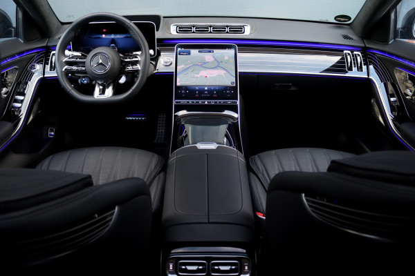 Mercedes-Benz S-Klasse AMG 63 S E Performance | 802pk | Achterasbesturing | Distronic+ | HUD | Chauffeurspakket | Entertainmentpakket Achter | Stoelventilatie V+A | Vlakkenverwarming | Zonweringspakket |