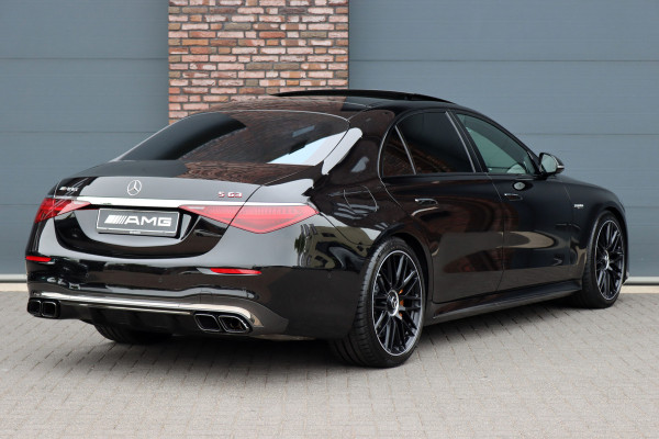 Mercedes-Benz S-Klasse AMG 63 S E Performance | 802pk | Achterasbesturing | Distronic+ | HUD | Chauffeurspakket | Entertainmentpakket Achter | Stoelventilatie V+A | Vlakkenverwarming | Zonweringspakket |