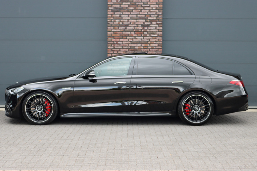 Mercedes-Benz S-Klasse AMG 63 S E Performance | 802pk | Achterasbesturing | Distronic+ | HUD | Chauffeurspakket | Entertainmentpakket Achter | Stoelventilatie V+A | Vlakkenverwarming | Zonweringspakket |