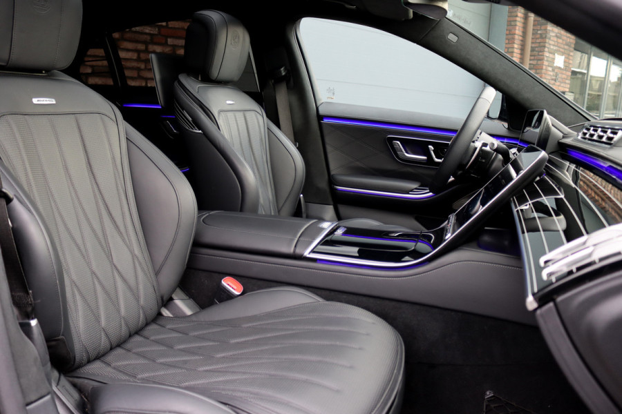 Mercedes-Benz S-Klasse AMG 63 S E Performance | 802pk | Achterasbesturing | Distronic+ | HUD | Chauffeurspakket | Entertainmentpakket Achter | Stoelventilatie V+A | Vlakkenverwarming | Zonweringspakket |
