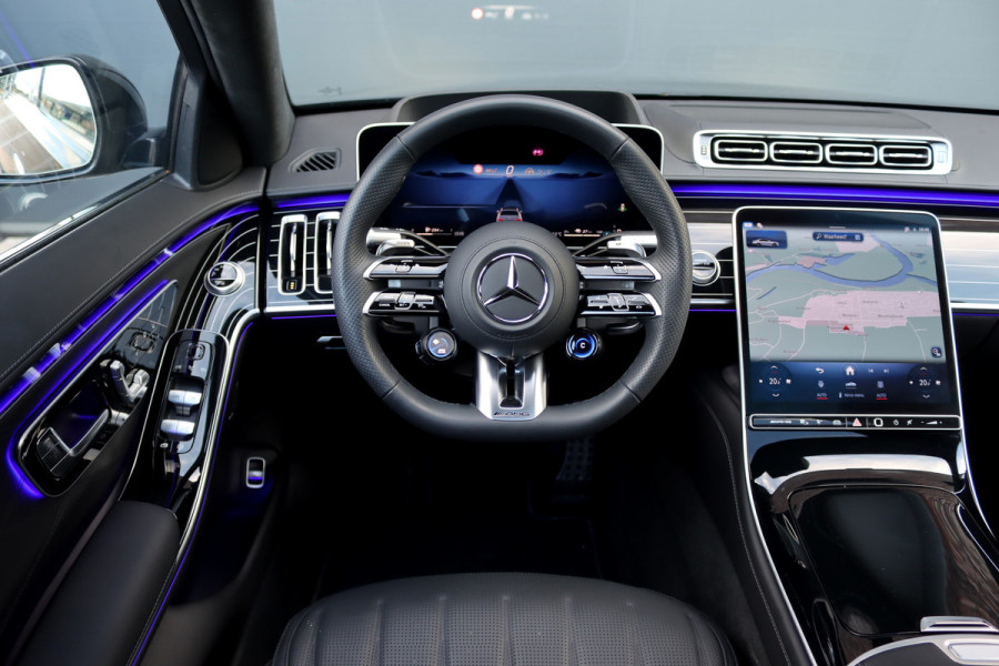 Mercedes-Benz S-Klasse AMG 63 S E Performance | 802pk | Achterasbesturing | Distronic+ | HUD | Chauffeurspakket | Entertainmentpakket Achter | Stoelventilatie V+A | Vlakkenverwarming | Zonweringspakket |