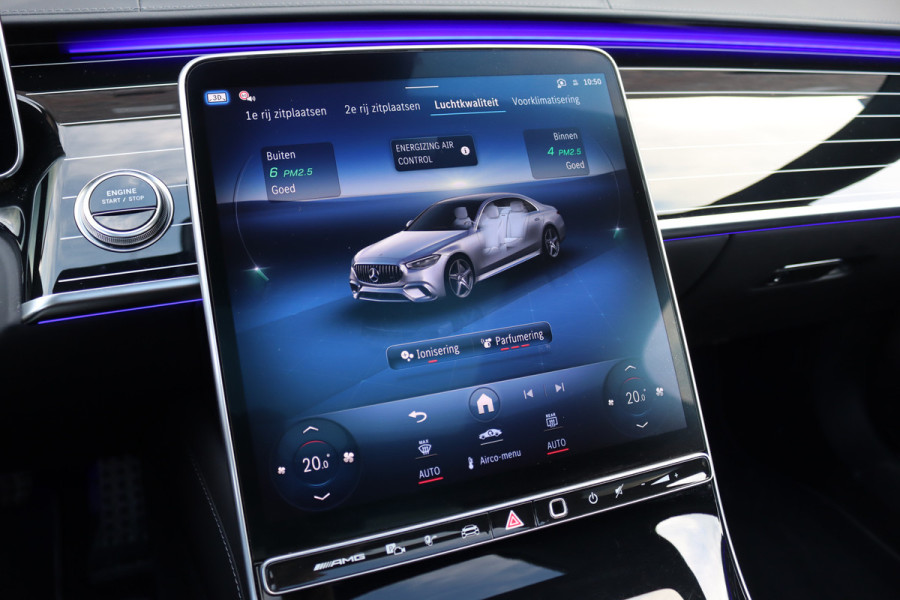 Mercedes-Benz S-Klasse AMG 63 S E Performance | 802pk | Achterasbesturing | Distronic+ | HUD | Chauffeurspakket | Entertainmentpakket Achter | Stoelventilatie V+A | Vlakkenverwarming | Zonweringspakket |