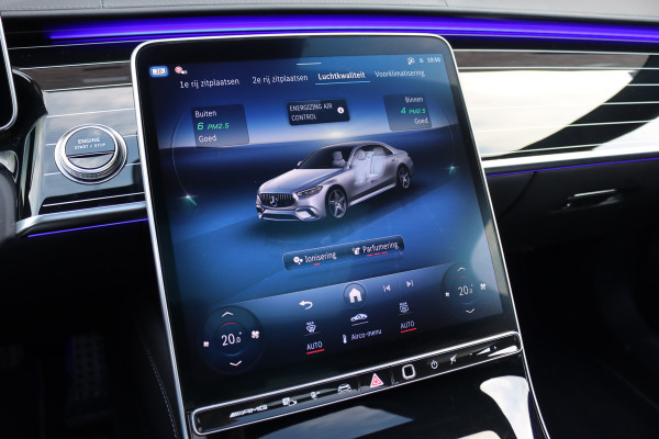 Mercedes-Benz S-Klasse AMG 63 S E Performance | 802pk | Achterasbesturing | Distronic+ | HUD | Chauffeurspakket | Entertainmentpakket Achter | Stoelventilatie V+A | Vlakkenverwarming | Zonweringspakket |