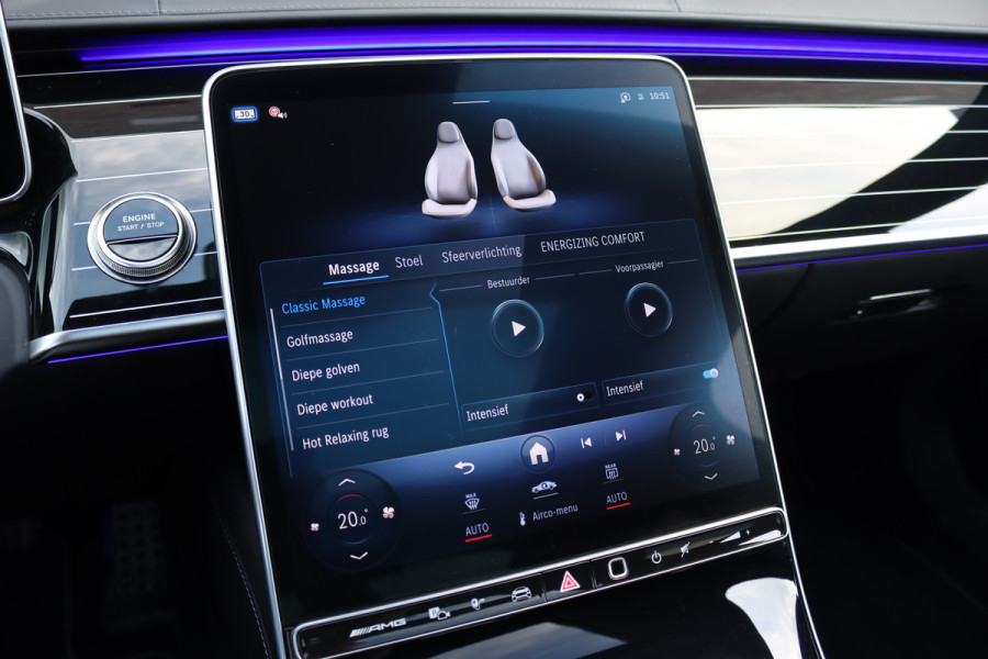 Mercedes-Benz S-Klasse AMG 63 S E Performance | 802pk | Achterasbesturing | Distronic+ | HUD | Chauffeurspakket | Entertainmentpakket Achter | Stoelventilatie V+A | Vlakkenverwarming | Zonweringspakket |