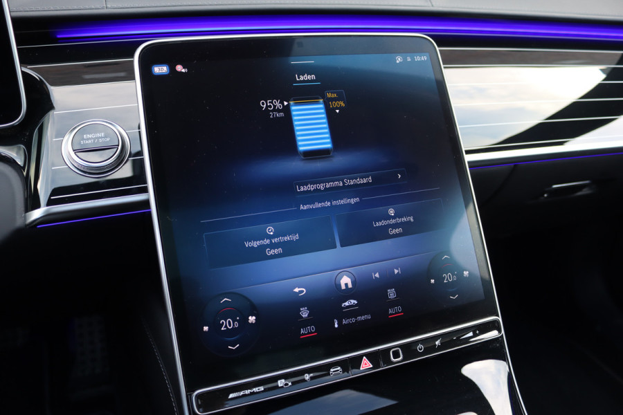 Mercedes-Benz S-Klasse AMG 63 S E Performance | 802pk | Achterasbesturing | Distronic+ | HUD | Chauffeurspakket | Entertainmentpakket Achter | Stoelventilatie V+A | Vlakkenverwarming | Zonweringspakket |
