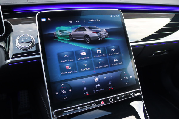 Mercedes-Benz S-Klasse AMG 63 S E Performance | 802pk | Achterasbesturing | Distronic+ | HUD | Chauffeurspakket | Entertainmentpakket Achter | Stoelventilatie V+A | Vlakkenverwarming | Zonweringspakket |