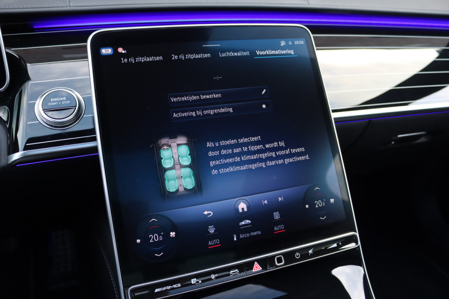 Mercedes-Benz S-Klasse AMG 63 S E Performance | 802pk | Achterasbesturing | Distronic+ | HUD | Chauffeurspakket | Entertainmentpakket Achter | Stoelventilatie V+A | Vlakkenverwarming | Zonweringspakket |