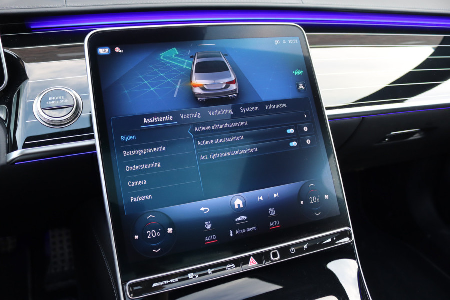 Mercedes-Benz S-Klasse AMG 63 S E Performance | 802pk | Achterasbesturing | Distronic+ | HUD | Chauffeurspakket | Entertainmentpakket Achter | Stoelventilatie V+A | Vlakkenverwarming | Zonweringspakket |