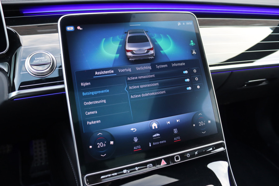 Mercedes-Benz S-Klasse AMG 63 S E Performance | 802pk | Achterasbesturing | Distronic+ | HUD | Chauffeurspakket | Entertainmentpakket Achter | Stoelventilatie V+A | Vlakkenverwarming | Zonweringspakket |
