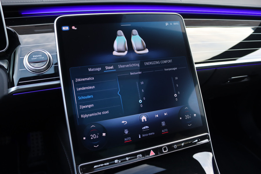 Mercedes-Benz S-Klasse AMG 63 S E Performance | 802pk | Achterasbesturing | Distronic+ | HUD | Chauffeurspakket | Entertainmentpakket Achter | Stoelventilatie V+A | Vlakkenverwarming | Zonweringspakket |