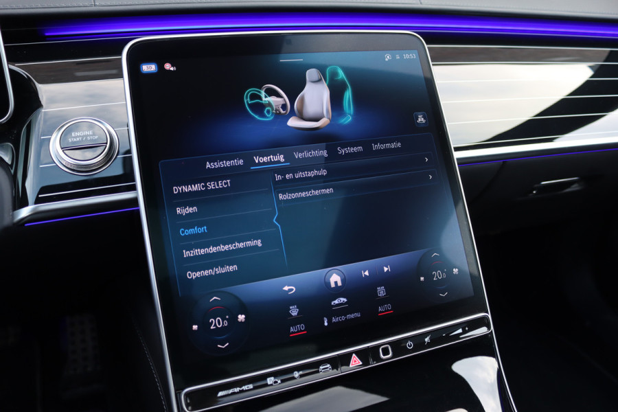 Mercedes-Benz S-Klasse AMG 63 S E Performance | 802pk | Achterasbesturing | Distronic+ | HUD | Chauffeurspakket | Entertainmentpakket Achter | Stoelventilatie V+A | Vlakkenverwarming | Zonweringspakket |