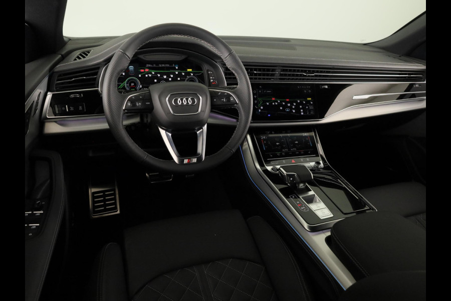Audi Q8 Pro Line S 55 TFSI e 394 pk | Bang & Olufsen Premium 3D | Glazen panoramadak | Vierwielbesturing | Assistentie. plus, remote park |