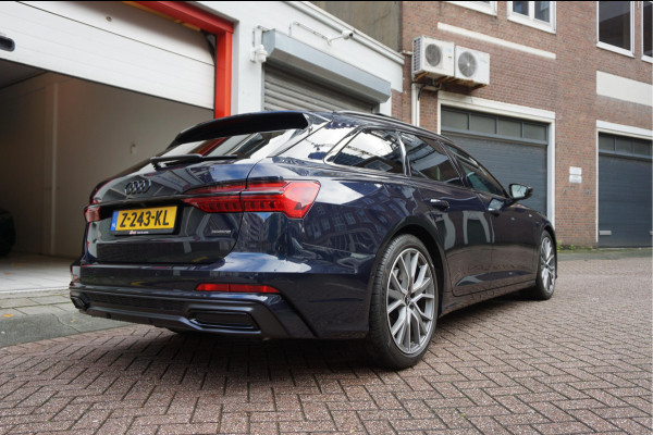 Audi A6 Avant 55 TFSI e quattro Pro Line S Competition Aut7 Black Optic Pano | 360 | Trekhaak | B&O | Adaptive + Lane | 20inch | HUD | Softclose |