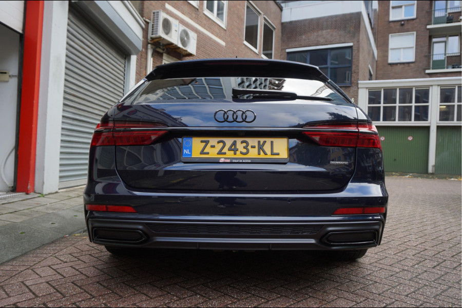 Audi A6 Avant 55 TFSI e quattro Pro Line S Competition Aut7 Black Optic Pano | 360 | Trekhaak | B&O | Adaptive + Lane | 20inch | HUD | Softclose |