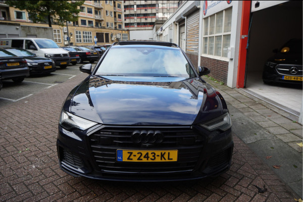 Audi A6 Avant 55 TFSI e quattro Pro Line S Competition Aut7 Black Optic Pano | 360 | Trekhaak | B&O | Adaptive + Lane | 20inch | HUD | Softclose |