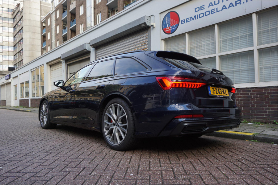 Audi A6 Avant 55 TFSI e quattro Pro Line S Competition Aut7 Black Optic Pano | 360 | Trekhaak | B&O | Adaptive + Lane | 20inch | HUD | Softclose |