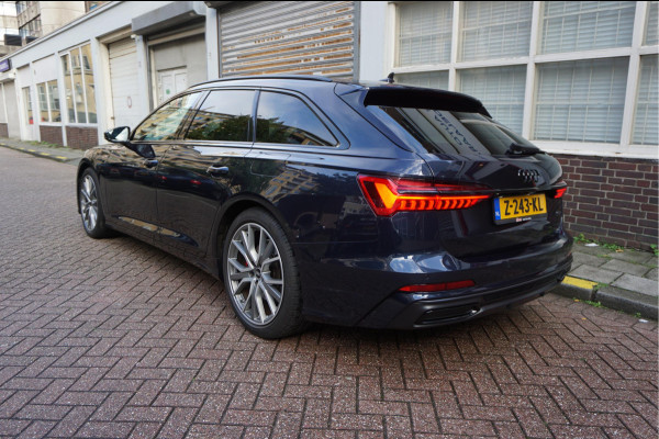 Audi A6 Avant 55 TFSI e quattro Pro Line S Competition Aut7 Black Optic Pano | 360 | Trekhaak | B&O | Adaptive + Lane | 20inch | HUD | Softclose |