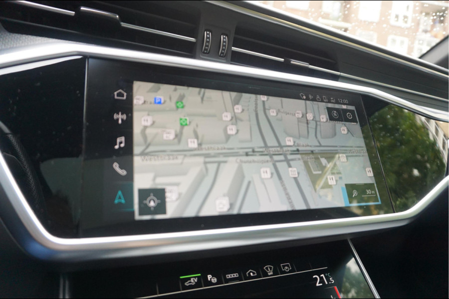 Audi A6 Avant 55 TFSI e quattro Pro Line S Competition Aut7 Black Optic Pano | 360 | Trekhaak | B&O | Adaptive + Lane | 20inch | HUD | Softclose |