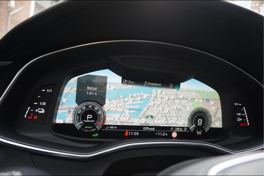 Audi A6 Avant 55 TFSI e quattro Pro Line S Competition Aut7 Black Optic Pano | 360 | Trekhaak | B&O | Adaptive + Lane | 20inch | HUD | Softclose |