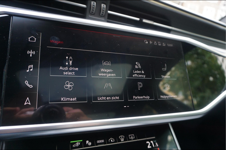 Audi A6 Avant 55 TFSI e quattro Pro Line S Competition Aut7 Black Optic Pano | 360 | Trekhaak | B&O | Adaptive + Lane | 20inch | HUD | Softclose |