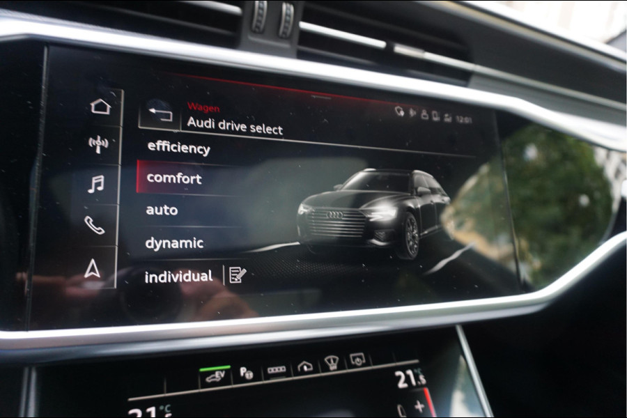 Audi A6 Avant 55 TFSI e quattro Pro Line S Competition Aut7 Black Optic Pano | 360 | Trekhaak | B&O | Adaptive + Lane | 20inch | HUD | Softclose |