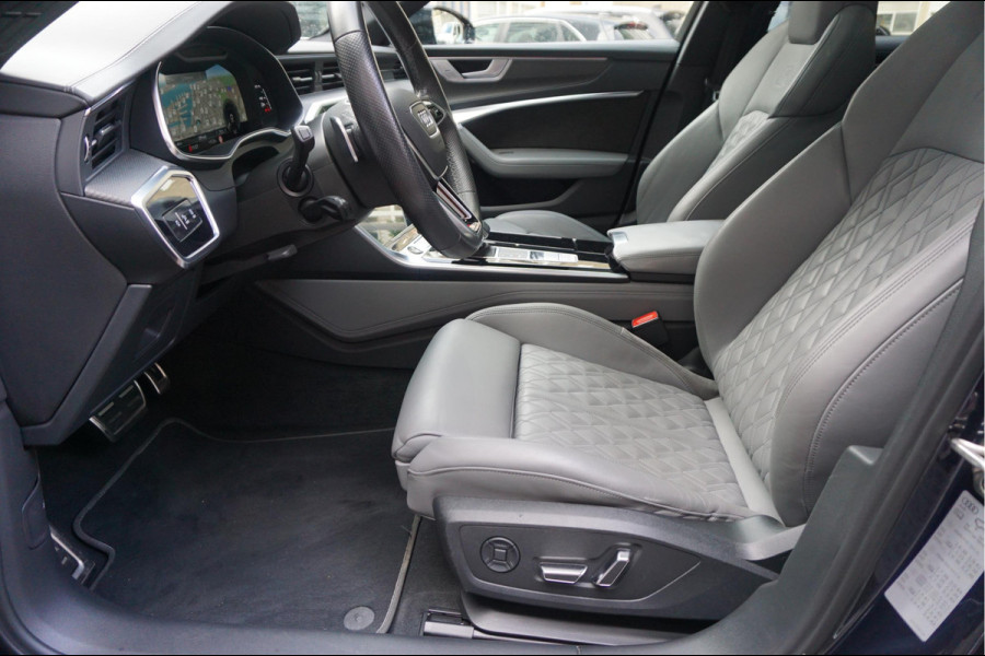 Audi A6 Avant 55 TFSI e quattro Pro Line S Competition Aut7 Black Optic Pano | 360 | Trekhaak | B&O | Adaptive + Lane | 20inch | HUD | Softclose |
