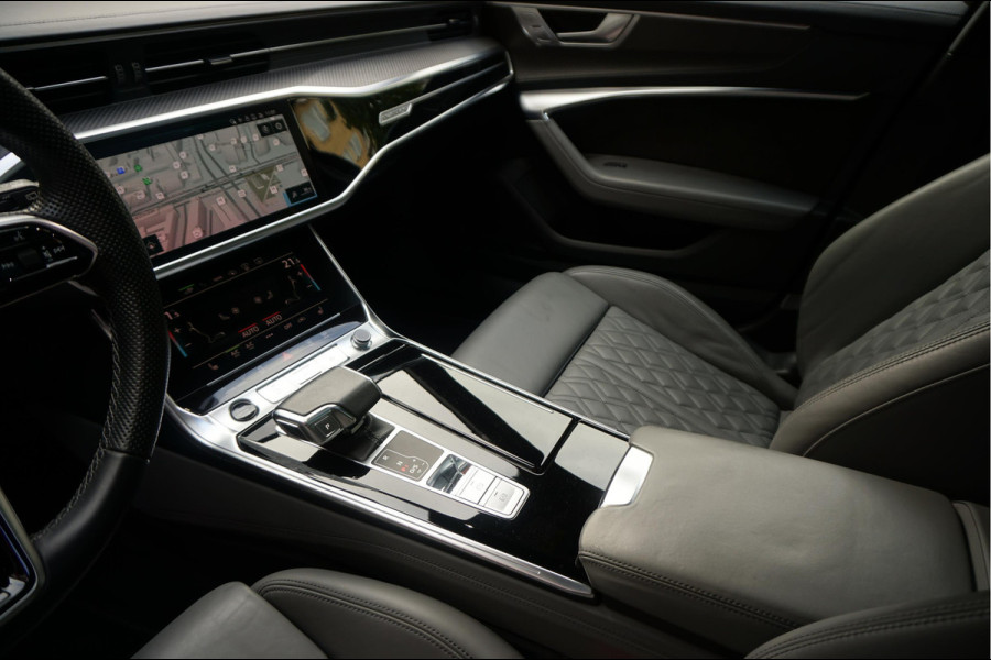 Audi A6 Avant 55 TFSI e quattro Pro Line S Competition Aut7 Black Optic Pano | 360 | Trekhaak | B&O | Adaptive + Lane | 20inch | HUD | Softclose |