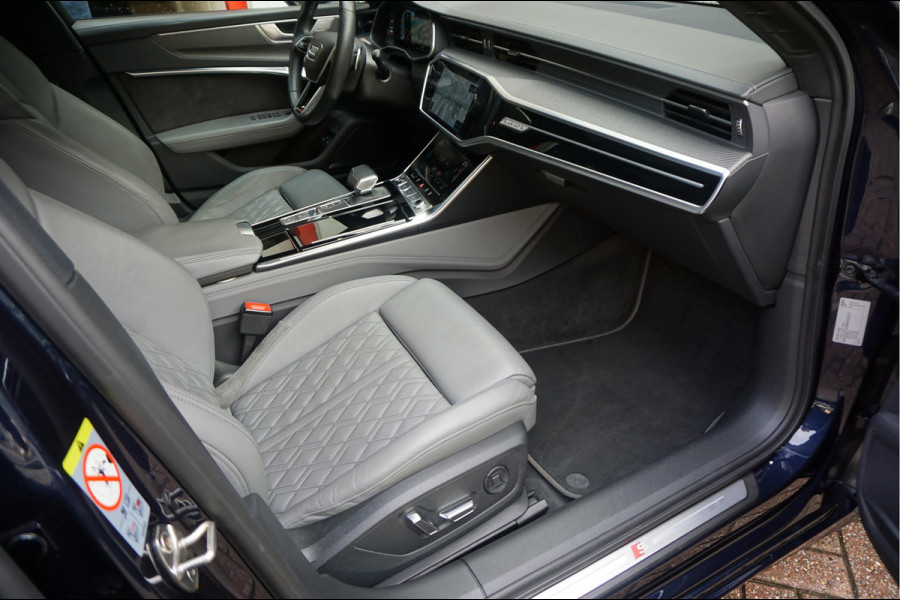 Audi A6 Avant 55 TFSI e quattro Pro Line S Competition Aut7 Black Optic Pano | 360 | Trekhaak | B&O | Adaptive + Lane | 20inch | HUD | Softclose |