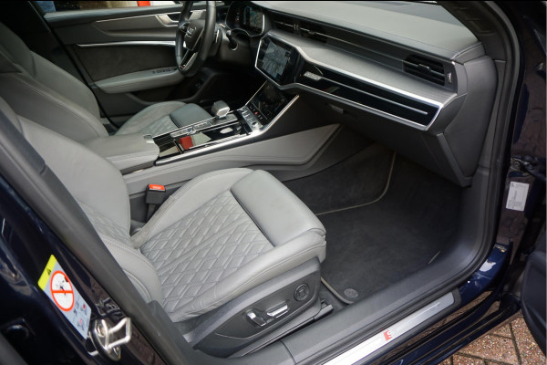 Audi A6 Avant 55 TFSI e quattro Pro Line S Competition Aut7 Black Optic Pano | 360 | Trekhaak | B&O | Adaptive + Lane | 20inch | HUD | Softclose |