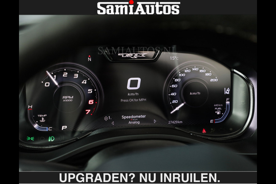 Dodge Ram HELLCAT TRX 800PK | 6.2 V8 FINAL EDITION | 139950,- | LAUNCH CONTROL | CARBON | MEGA DIK | HUD | RAMBAR | 22 INCH WHEELS | RAM V DUBBELE CABINE | 5 PERSOONS | DC CREW CAB |