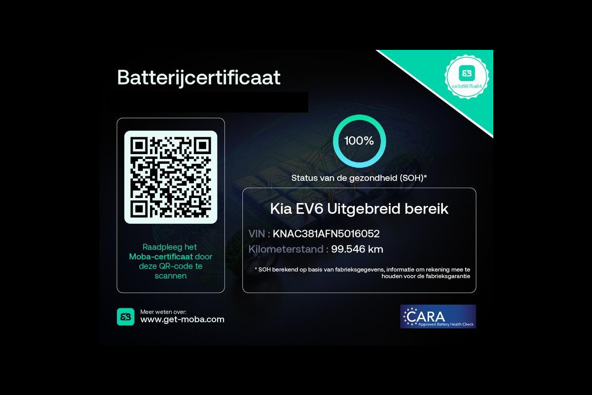 Kia Ev6 PLUS 77KWH ACCU 100% GARANTIE TOT 2032*!* BIJNA 2022. STUUR & STOEL VERWARMING . PARKEERSENSOREN .