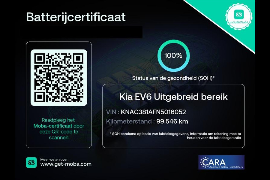 Kia Ev6 PLUS 77KWH ACCU 100% GARANTIE TOT 2032*!* BIJNA 2022. STUUR & STOEL VERWARMING . PARKEERSENSOREN .