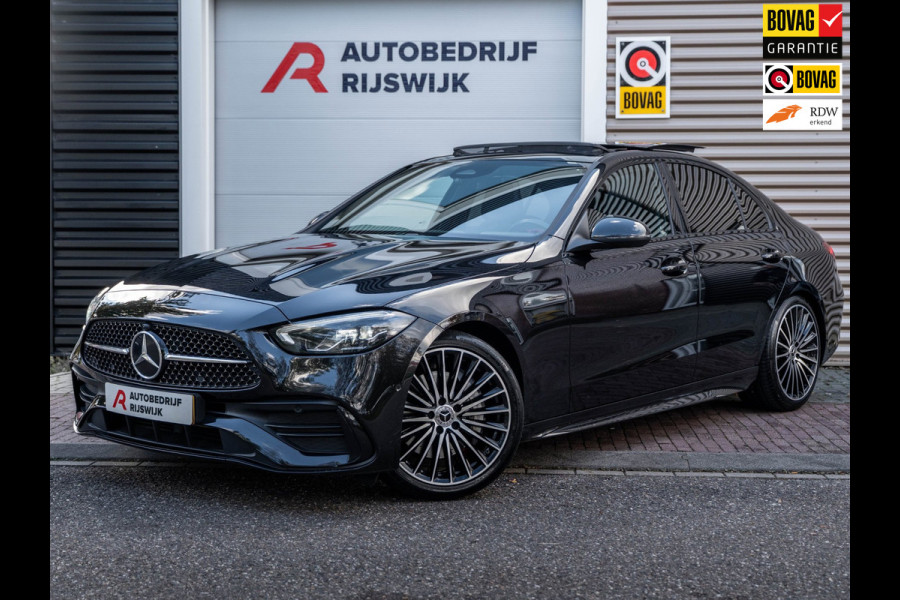 Mercedes-Benz C-Klasse 180 AMG Pano/Camera/Keyless/Sfeer/Blindspot