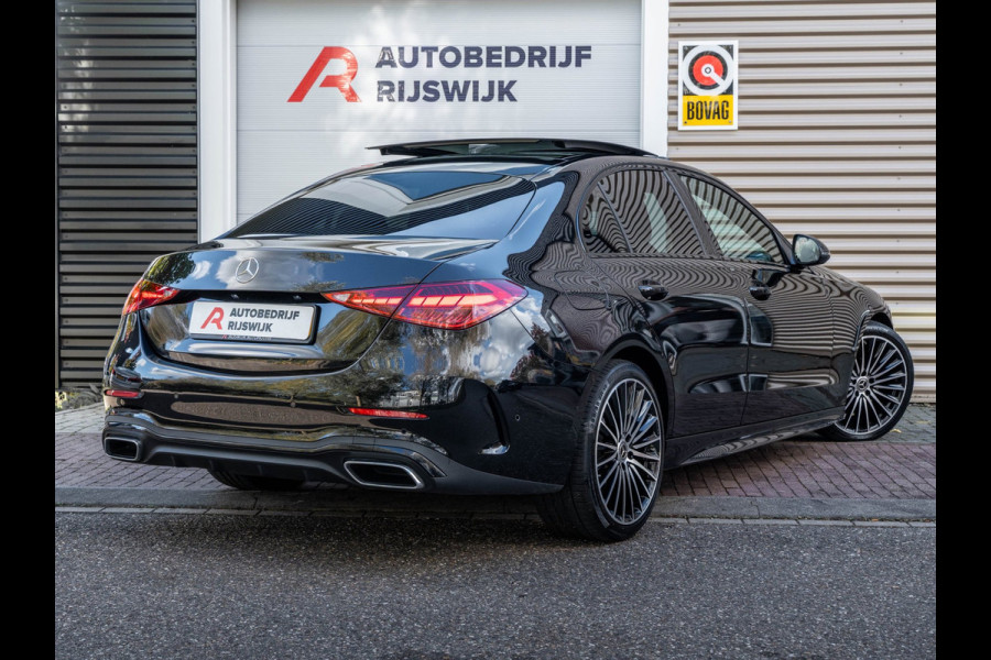 Mercedes-Benz C-Klasse 180 AMG Pano/Camera/Keyless/Sfeer/Blindspot