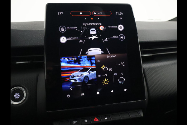 Renault Clio 1.0 TCe INTENS + GROOT SCHERM NAVIGATIE | CAMERA | SFEERVERLICHTING | APPLE CARPLAY | LED