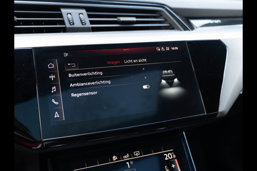 Audi e-tron E-tron 50 quattro Launch edition Black 71 kWh Pano/Camera/Matrix