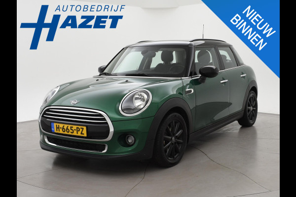 MINI 5-deurs 1.5 COOPER 136 PK 5-DEURS BRITISH RACING GREEN + CARBON BLACK LEDER SPORTINTERIEUR