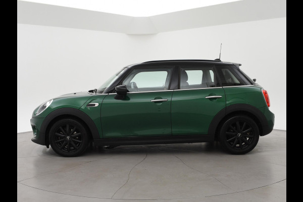 MINI 5-deurs 1.5 COOPER 136 PK 5-DEURS BRITISH RACING GREEN + CARBON BLACK LEDER SPORTINTERIEUR