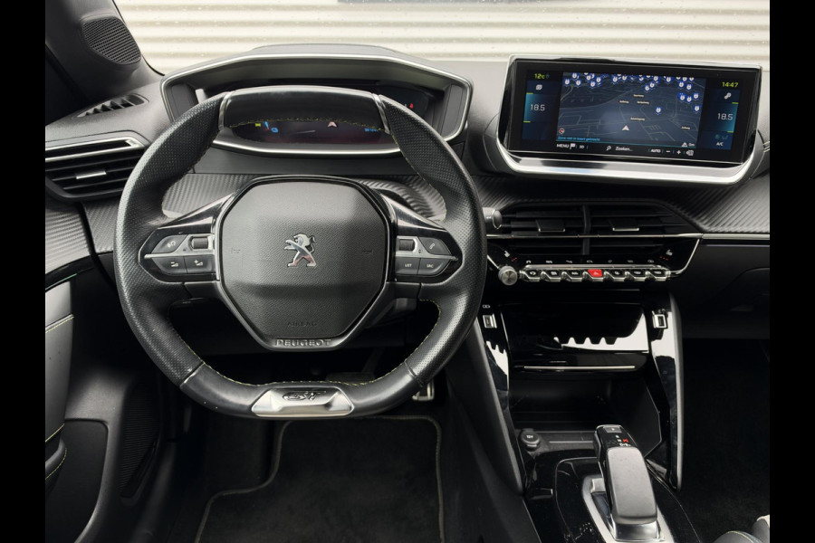Peugeot e-208 EV GT 350 50 kWh SOH 90,4% 1e Eigenaar|Navi|Camera|Clima|Cruise|Stoelverwarming|GT-Pack|i-Cockpit|N.A.P|Nieuwe APK bij Aflevering