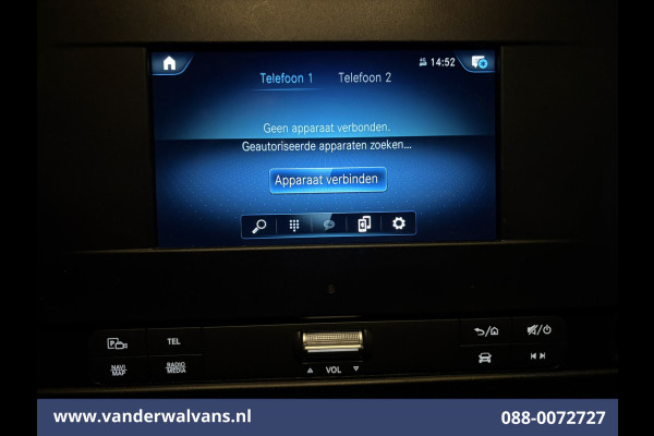 Mercedes-Benz Sprinter 315CDI 150pk L3H2 Euro6 Airco | 360 graden Camera | Navigatie | Cruisecontrol | Chauffeursstoel | Apple Carplay Android Auto, Stoelverwarming, Parkeersensoren, Bijrijdersbank