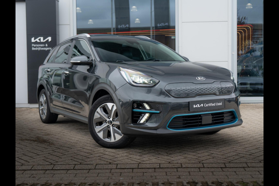 Kia e-Niro DynamicPlusLine 64 kWh SOH 98 % |Stoel en stuurverwarming | Schuif/-kanteldak | Achteruitrijcamera | Navigatie | Carplay | PDC voor & achter | Achteruitrijcamera
