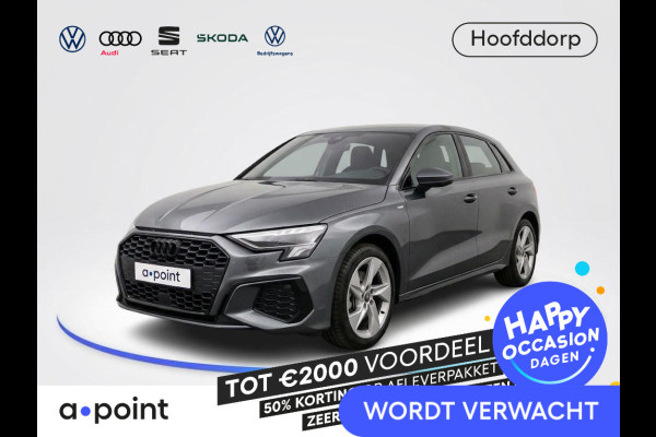 Audi A3 Sportback 30 TFSI S edition 110pk | Navigatie | S line interieur | Apple Carplay /-Android auto | 17 inch Lichtmetalen velgen | Cruise controle | Parkeersensoren voor en achter