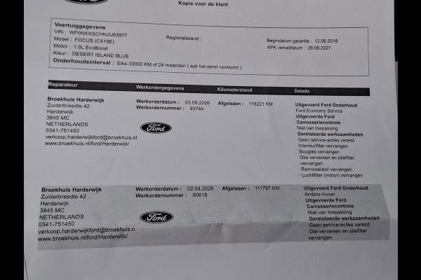 Ford Focus 1.0 EcoBoost ST Line | B&O | PANO | LED | Trekhaak | Camera | Dealer Onderhouden