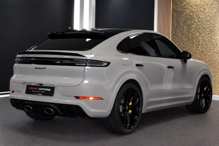 Porsche Cayenne Coupé 3.0 E-Hybrid TURBO GT 470pk | BIJRIJDERSDISPLAY | SPORTUITLAAT | PANODAK