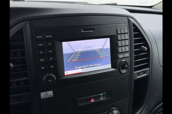 Mercedes-Benz Vito 110CDI Extra Lang *OPRIJ-PLAAT* 3-Pers.Camera Airco Bluetooth Licht-/regensensor Betonplex Vloer Wandbetimmering Sidebars Euro 6 Origineel Nederlandse Auto